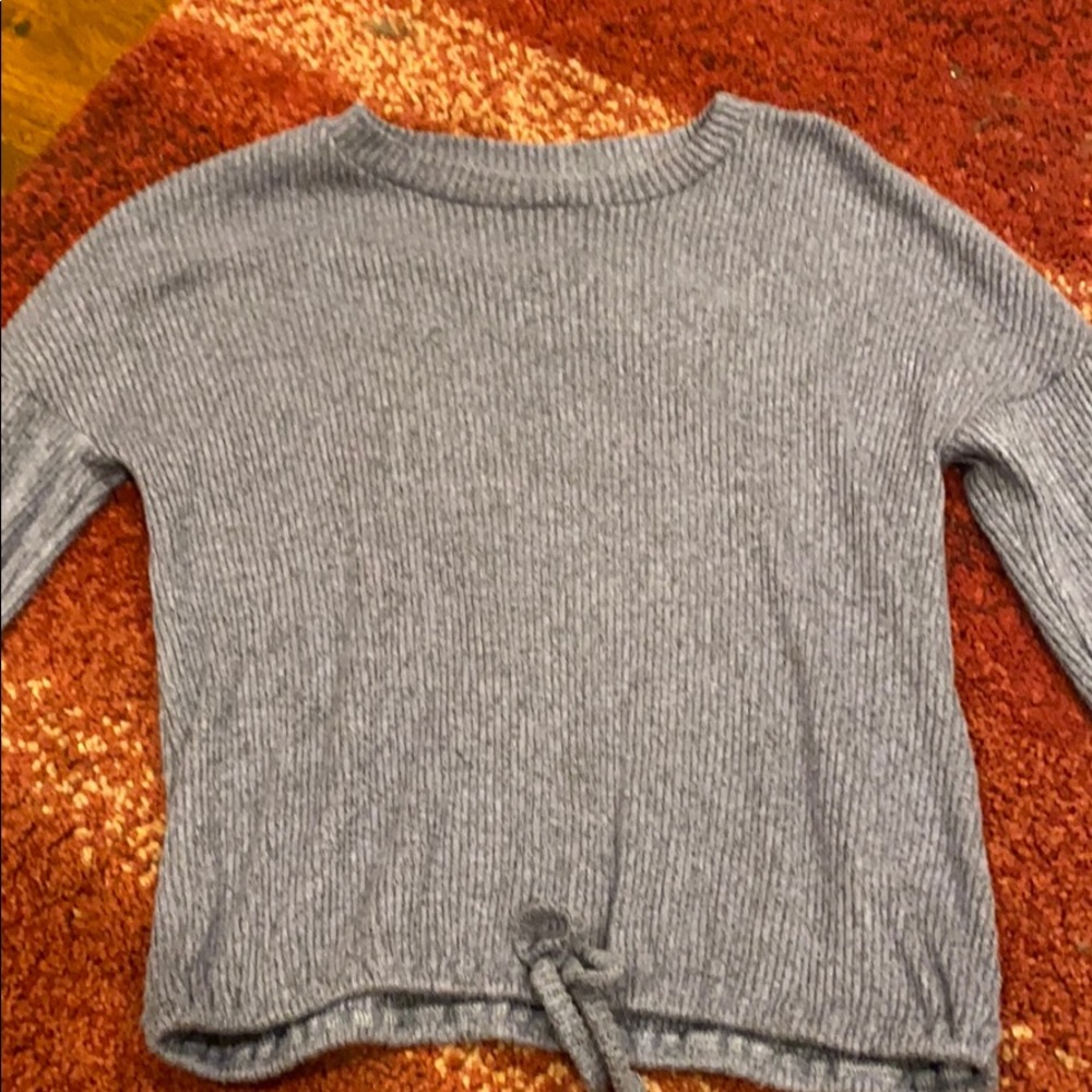 Purple fuzzy long sleeve